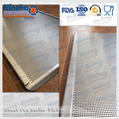 commercial corner cutted baking sheet