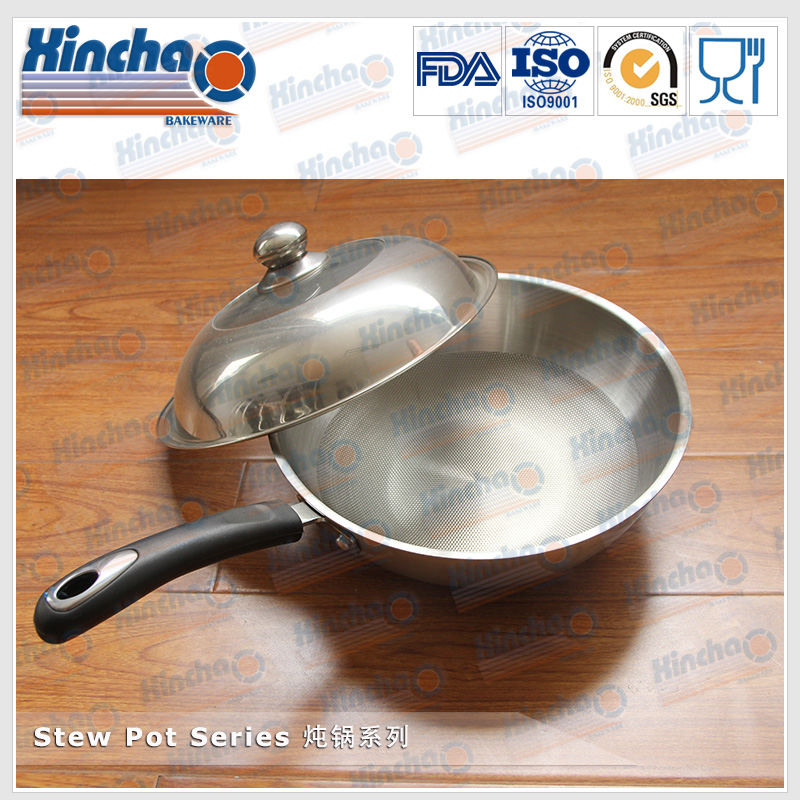 Stainless Steel Pot with Glass Lid