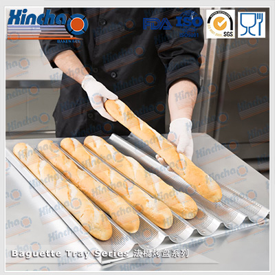 6 Mold Heavy Duty Aluminum French Bread Pan