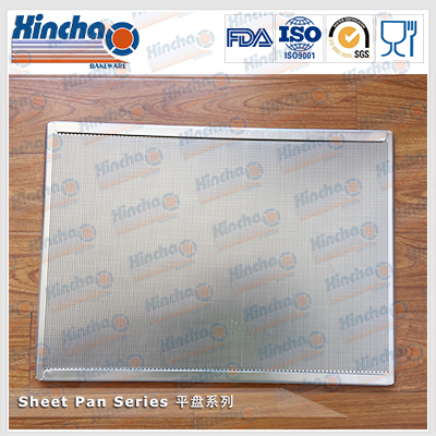 American Commercial Aluminum Perforated Corner Cutted Baking Sheet